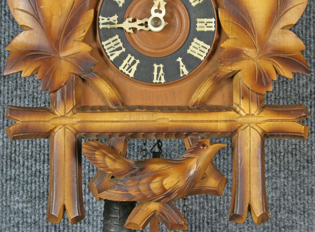 Vintage German Black Forest Cuckoo KooKoo Clock For Sale 3