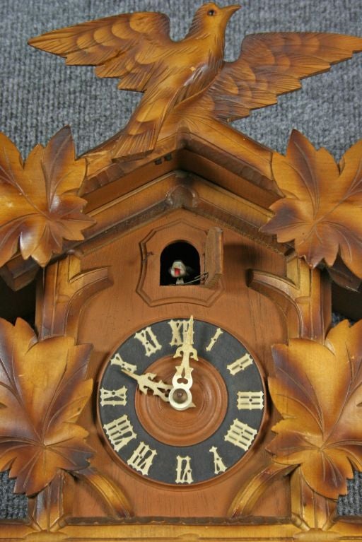 Vintage German Black Forest Cuckoo KooKoo Clock For Sale 4