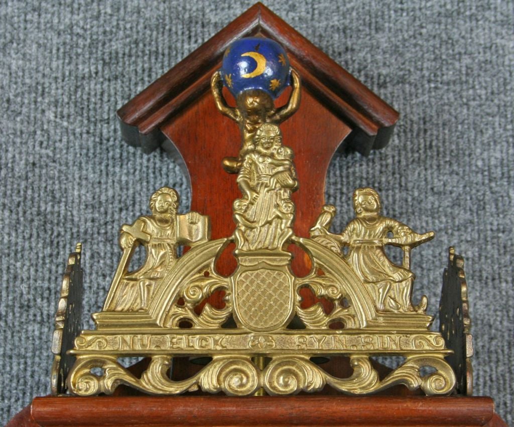 Vintage Dutch Zaandam Zaanse Atlas Pendulum Wall Clock For Sale at 1stDibs