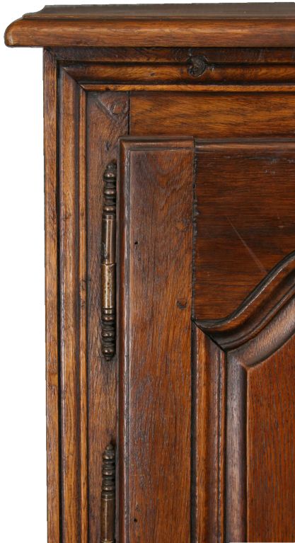Antique French Country Oak Cabinet Cupboard Armoire For Sale 3