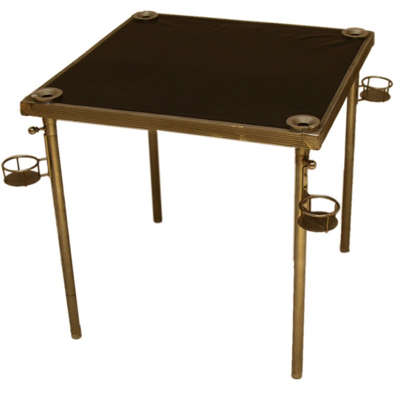 1930s French Game Table by Jacques Adnet