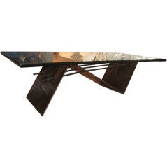 Brutal Oxidized Steel Coffee Table