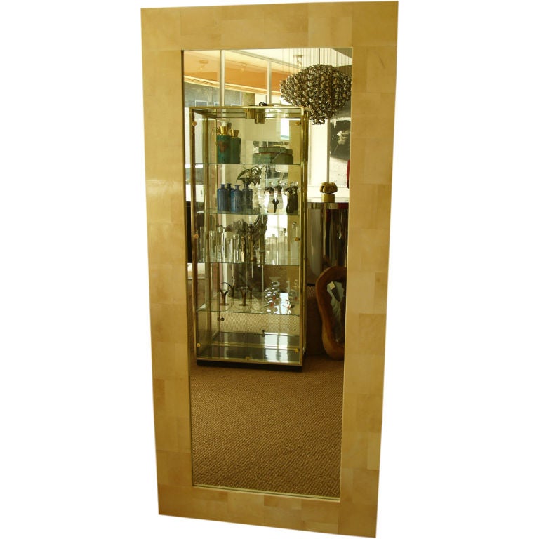 Oversized Goat Skin Mirror