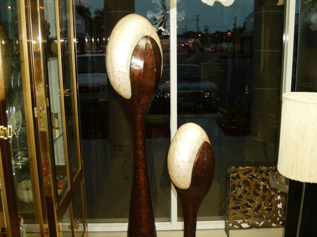 Pair of "FUN" Industrial Style Floor Lamps