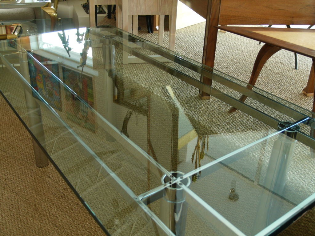 Glass Tobia Scarpa For Knoll Andre Dining Table