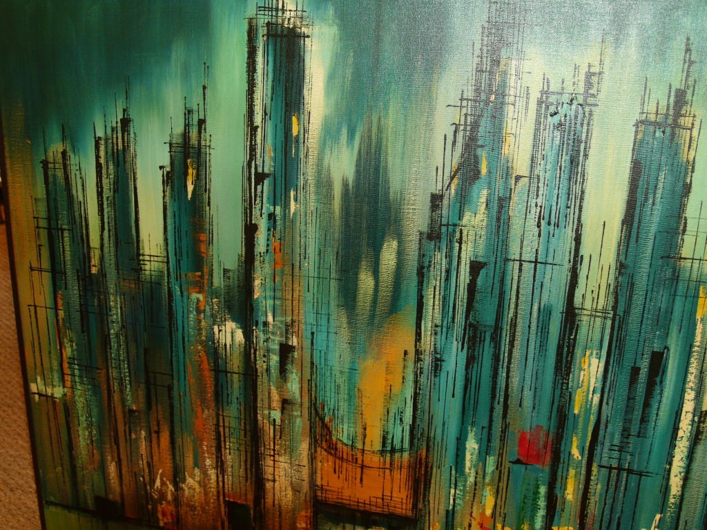 Exquisite New York Cityscape Painting by Andre 2