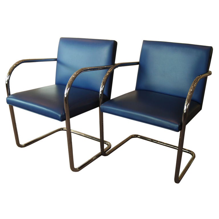 Set of Two Brno Chairs by Knoll Studio