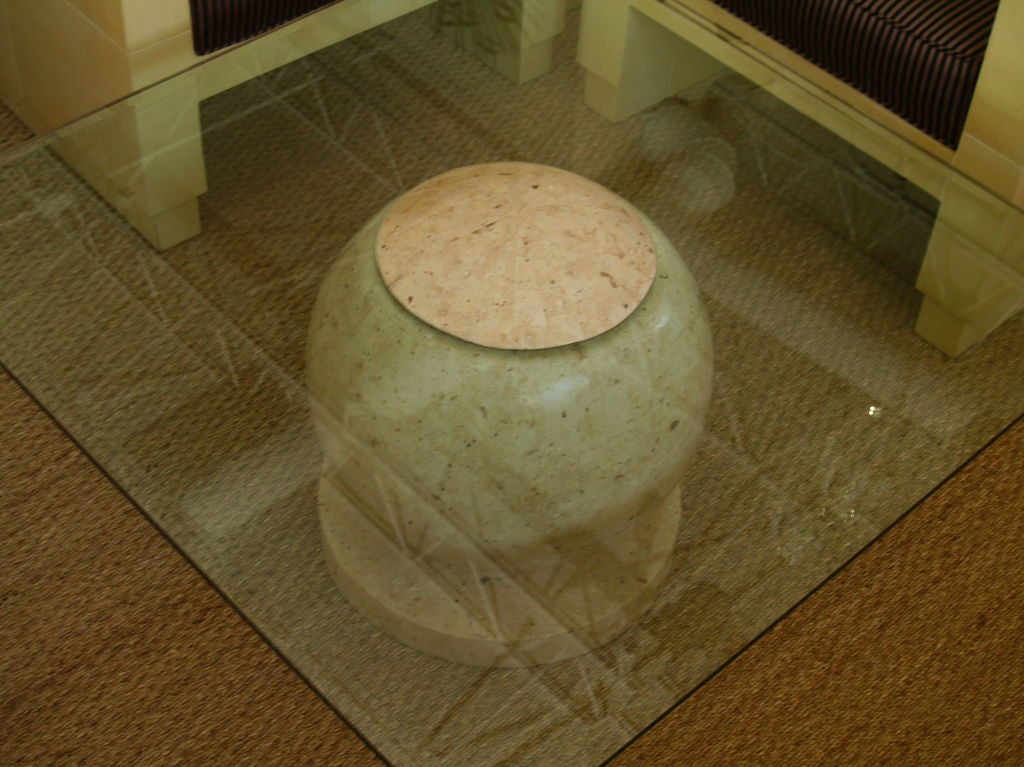 sphere round coffee table