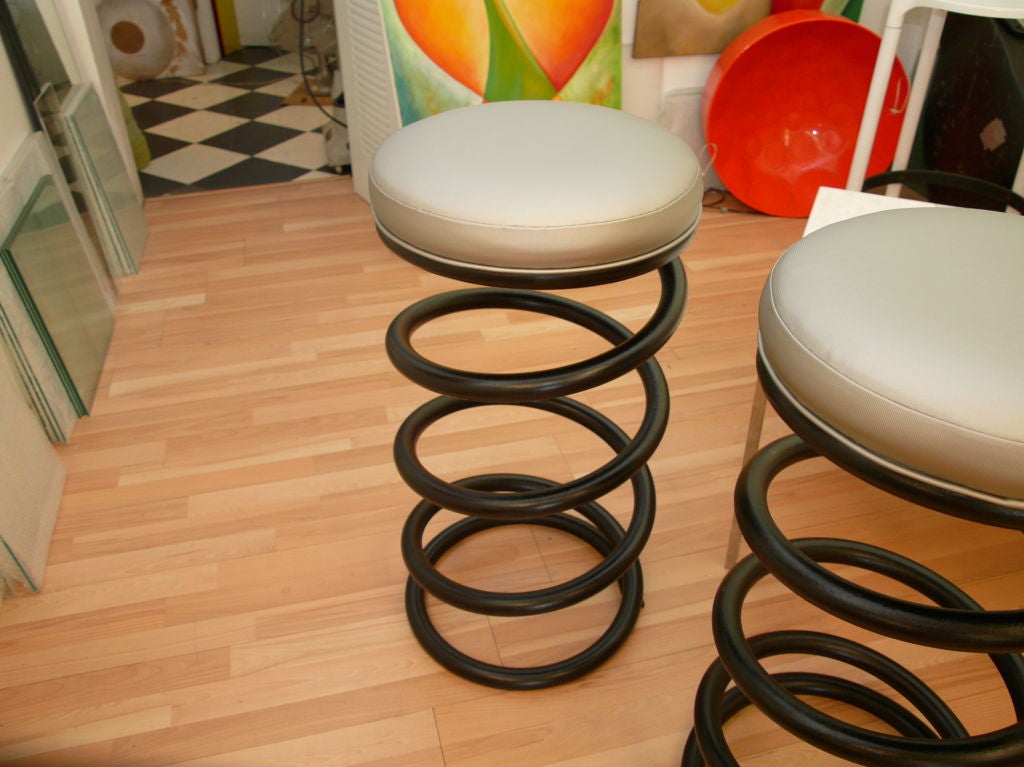 coil spring stool