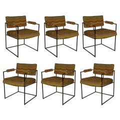 Set of 6 Retro Dining Chairs by Milo Baughman