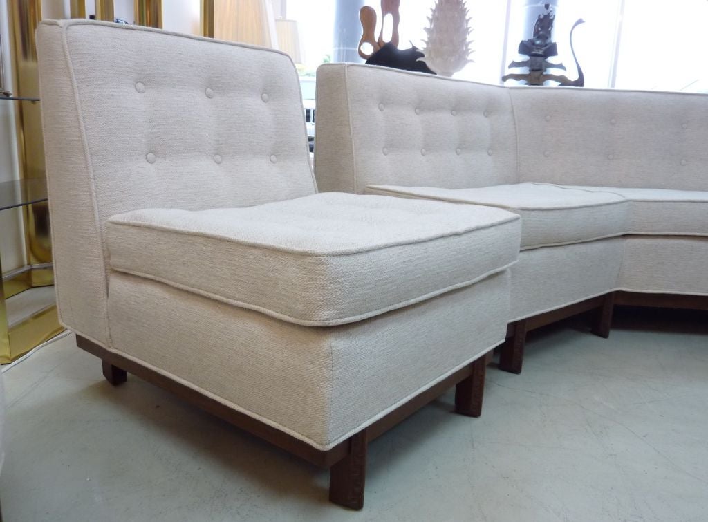 Mid-20th Century Frank Lloyd Wright Sectional Sofa