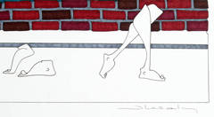 Surrealism City Painting by Elena Lasala