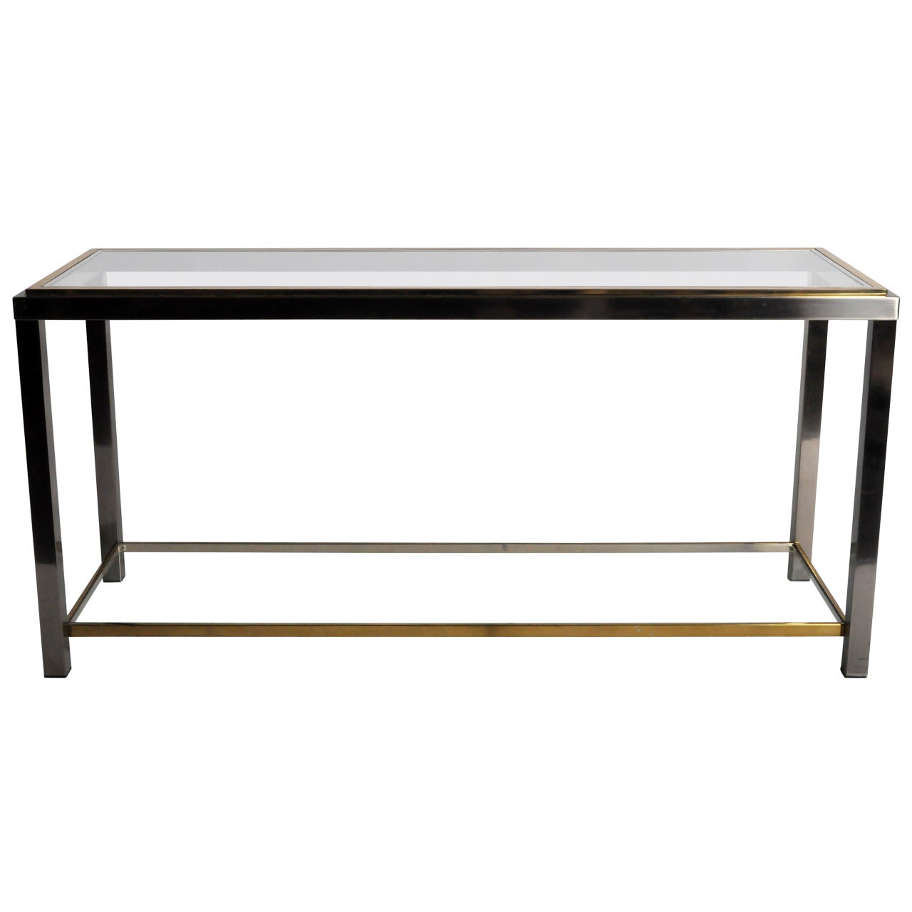 Metal Frame Console by Willy Rizzo