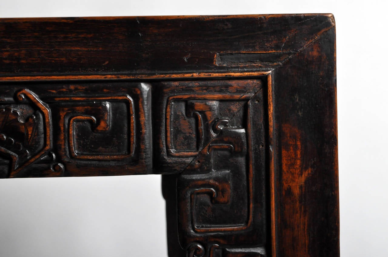 19th Century Tea Stand with Carving 2