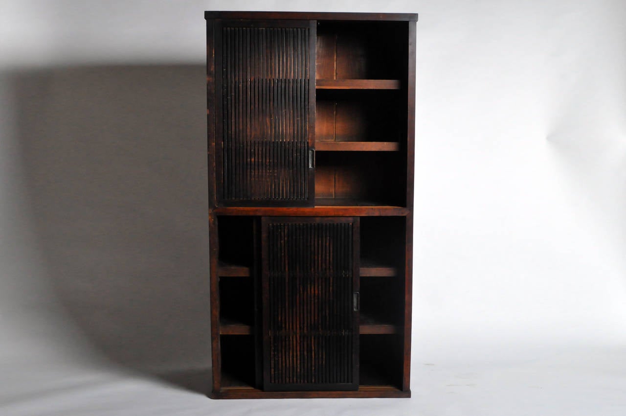 Japanese Tansu with Original Patina In Excellent Condition In Chicago, IL