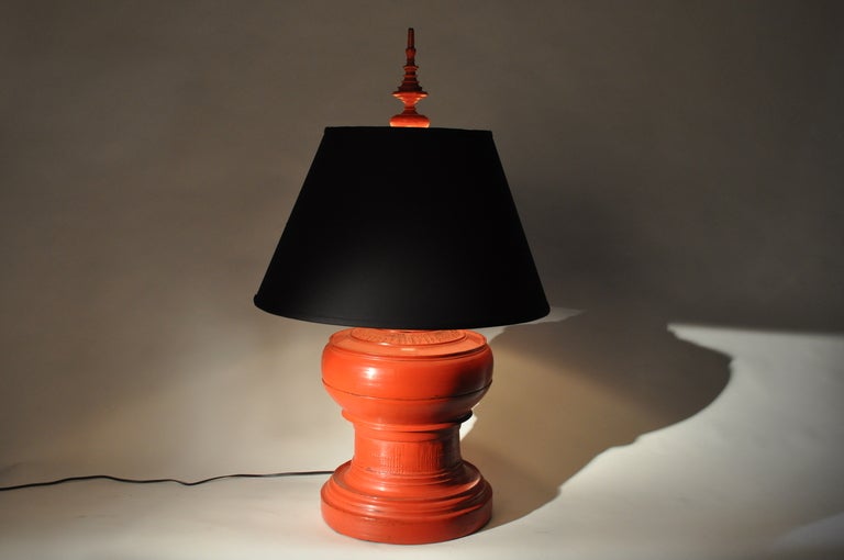 Red Urn Lamps 3