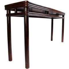 Chinese Side Table with Stretcher