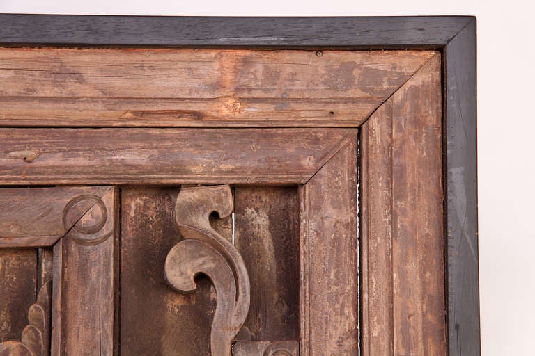 19th Century Chinese Window Screen in Frame