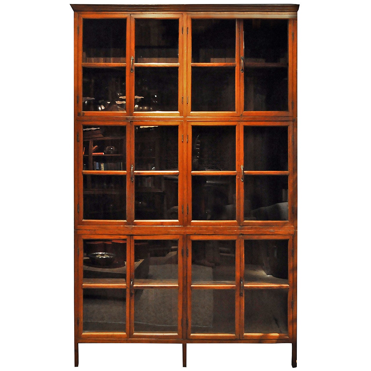 British Colonial Bookcase with Six Shelves