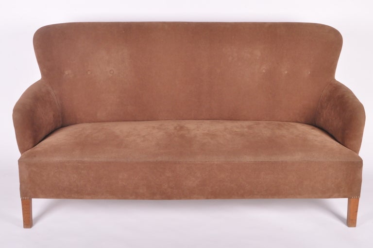 Tight Back Sofa with Pin Tucking