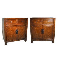 Antique Chinese Bed Side Chests