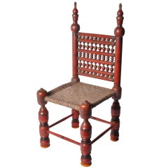 Vintage Pakistani Tribal Chair