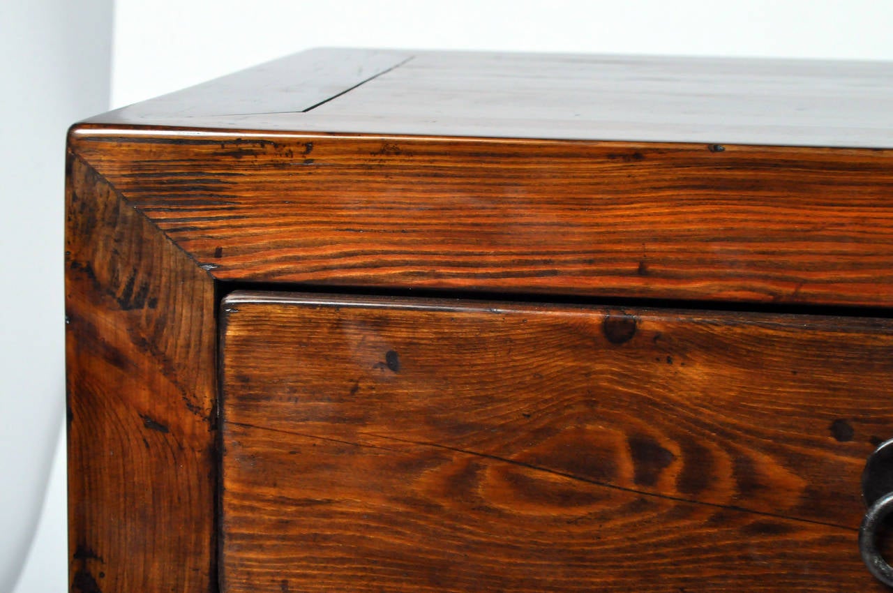 19th Century Sideboard with 2 Lattice Doors and 6 Drawers