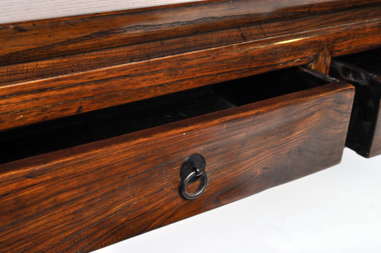 19th Century Console Table with 4 Drawers 1