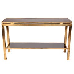 Brass Console by Guy Lefevre