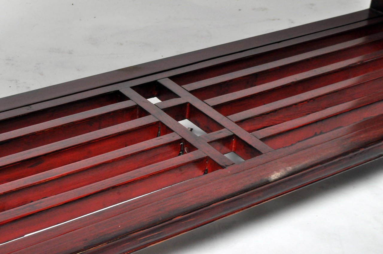 Red Lacquered Console Table image 9 Red Lacquered Console Table image 9