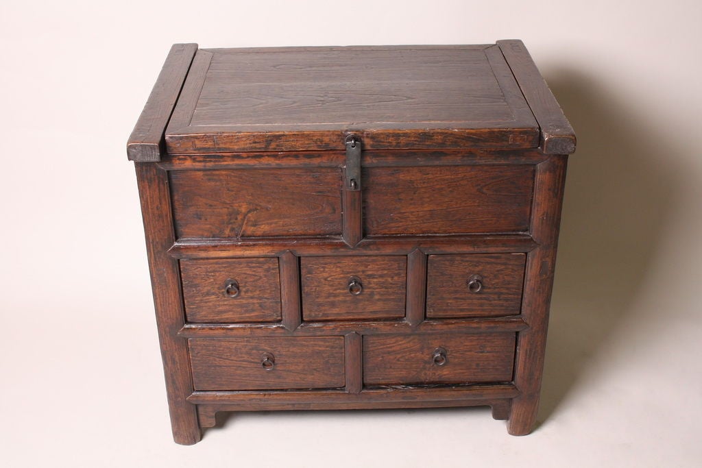 Chinese Money Chest with 5 drawers