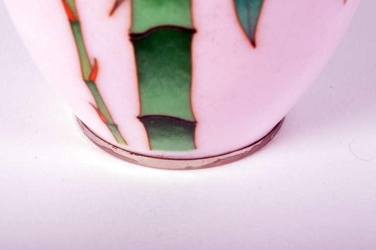 20th Century Pair of Japanese Cloisonné Vases