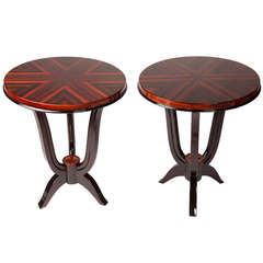 Pair of Round Small Tables
