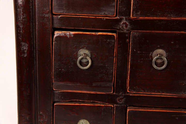 Elm 19th Century Chinese Medicine Cabinet