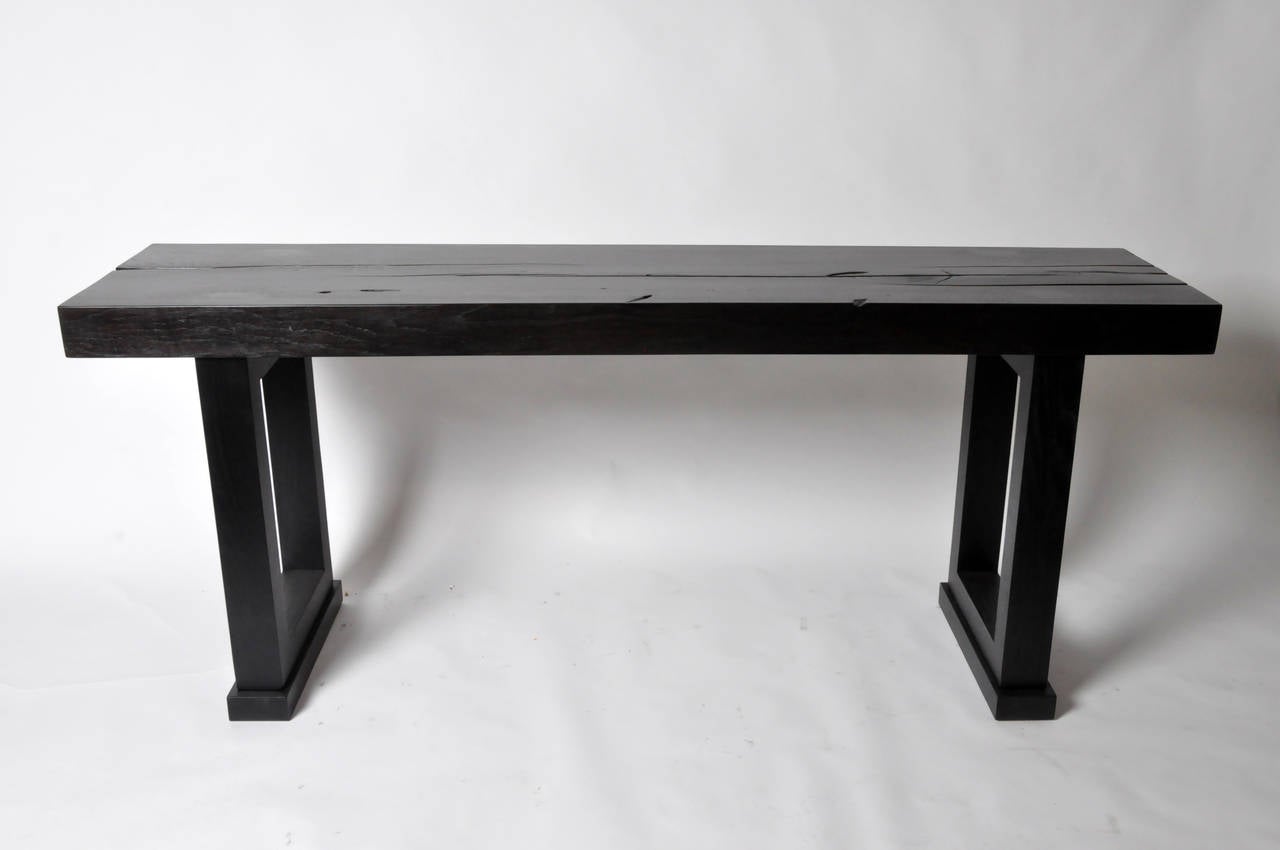 Reclaimed Teak Slab Altar Table