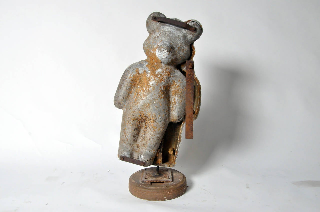 Art Deco Industrial French Standing Bear Mold
