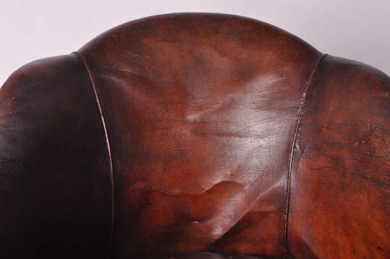 Leather A French Lounge Chair