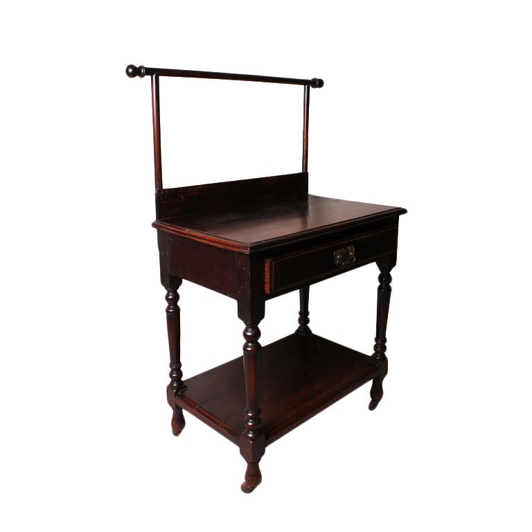 British Colonial Valet Table