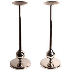Pair of Tall Candleholders
