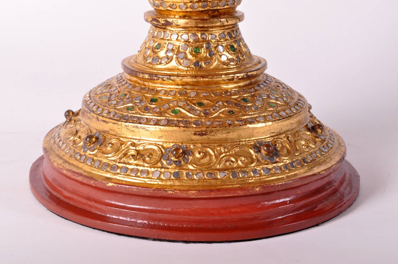 20th Century Gilt and Glass Alms Bowls