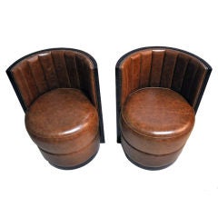 Vintage Pair of Art Deco Chairs