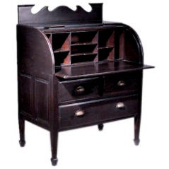 British Colonial Roll Top Desk