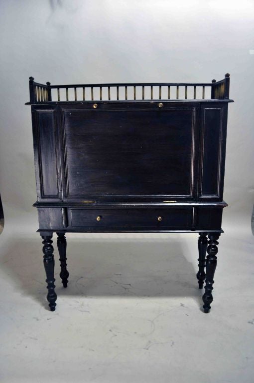British Colonial Secretary Desk At 1stdibs
