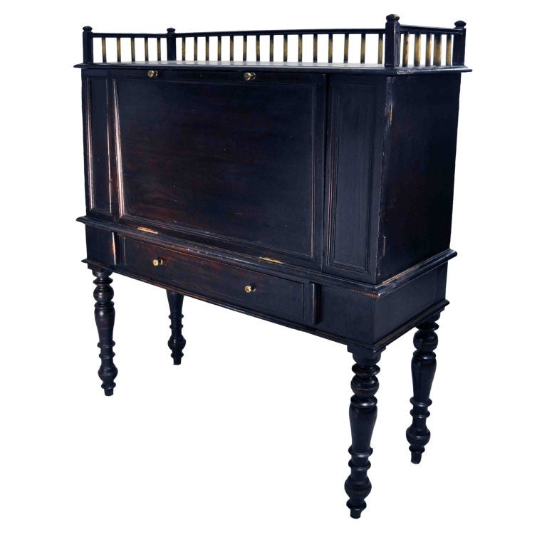 British Colonial Secretary Desk At 1stdibs