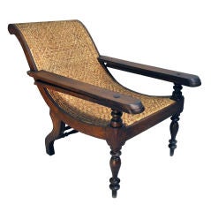 Antique British Colonial Plantation Chair