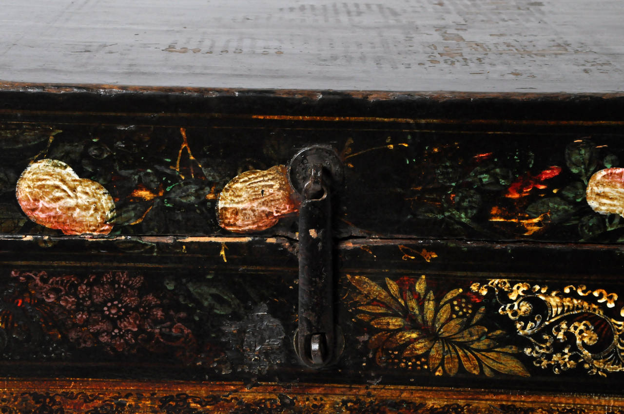 Chinese Painted Wedding Trunk 1