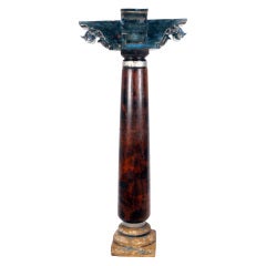 Carved Teak Wood Coulmn 1