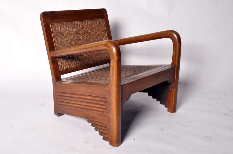 Thai Art Deco Lounge Chairs