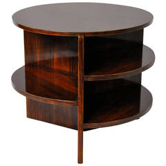 Round Table with Shelves