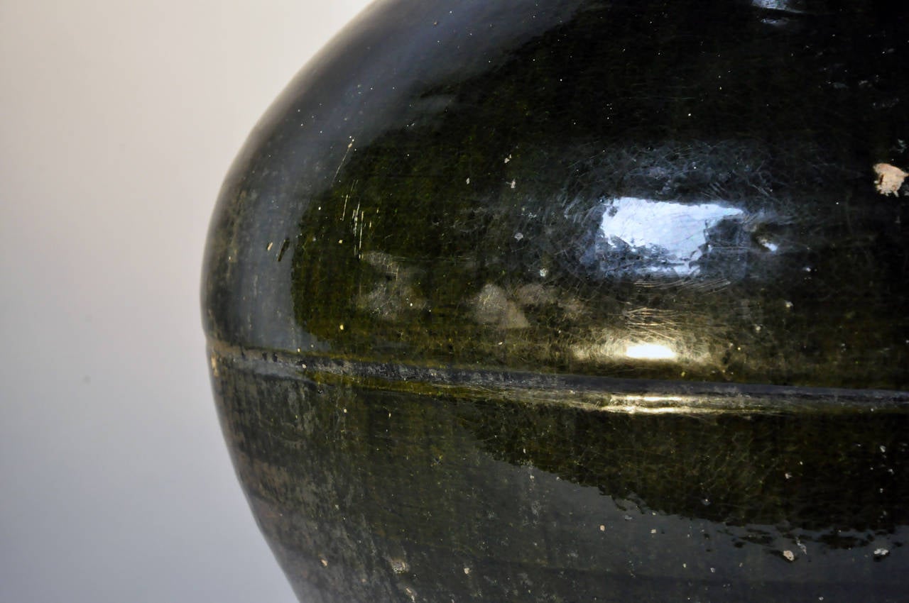 Ceramic Han Dynasty Green Glazed Vase